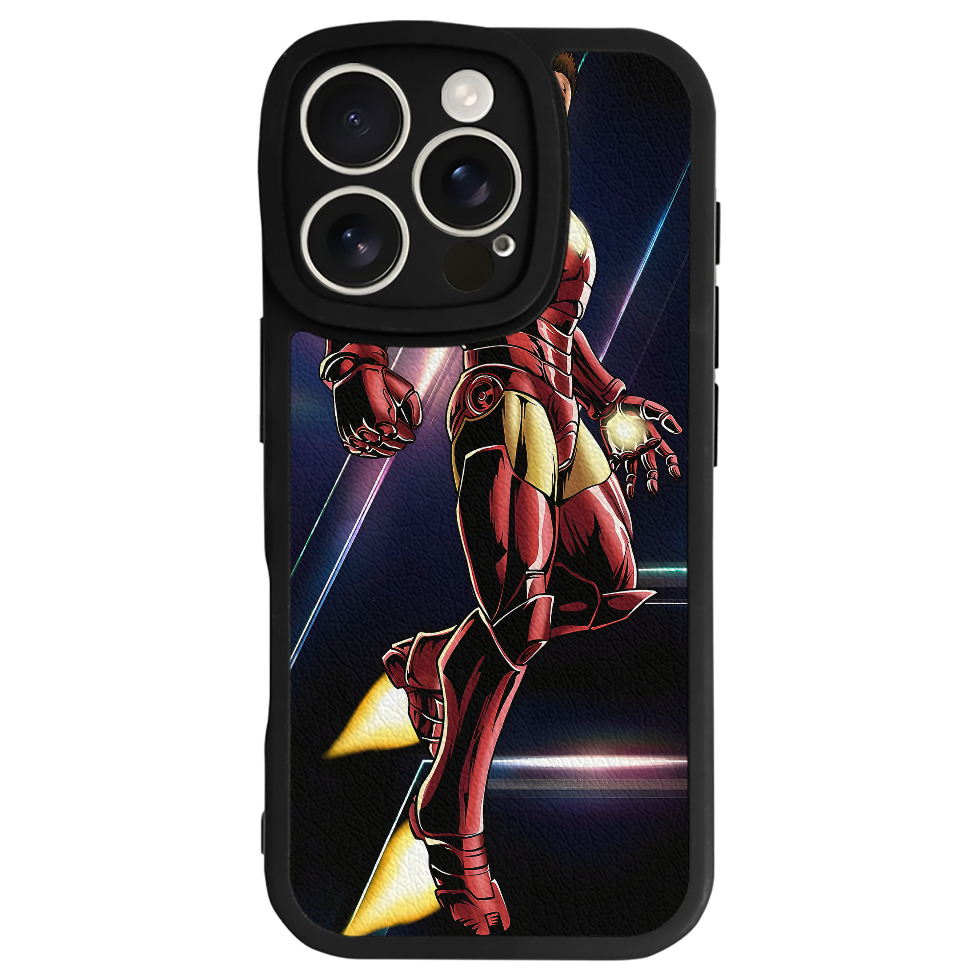 （画像用） アベンジャーズ The Avengers 【iPhone 16シリーズ対応】シリコンスマホケース（レザー調） 材質：シリコン